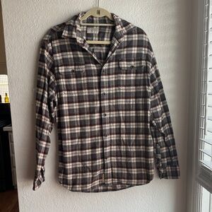 Jachs Men's Plaid Shirt - Brown and Gray